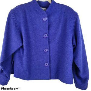 Doncaster Wool Button Up Jacket Blazer Women's Size 6 VINTAGE